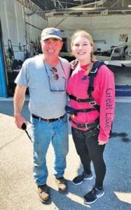 Photo of First Female Skydiving At Put-in-Bay
